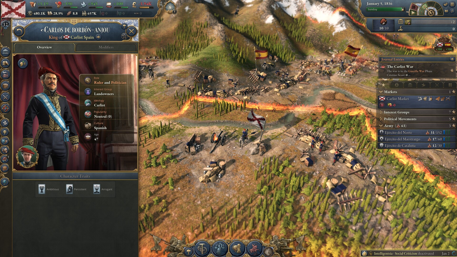 Victoria 3: Iberian Twilight, кадр № 1