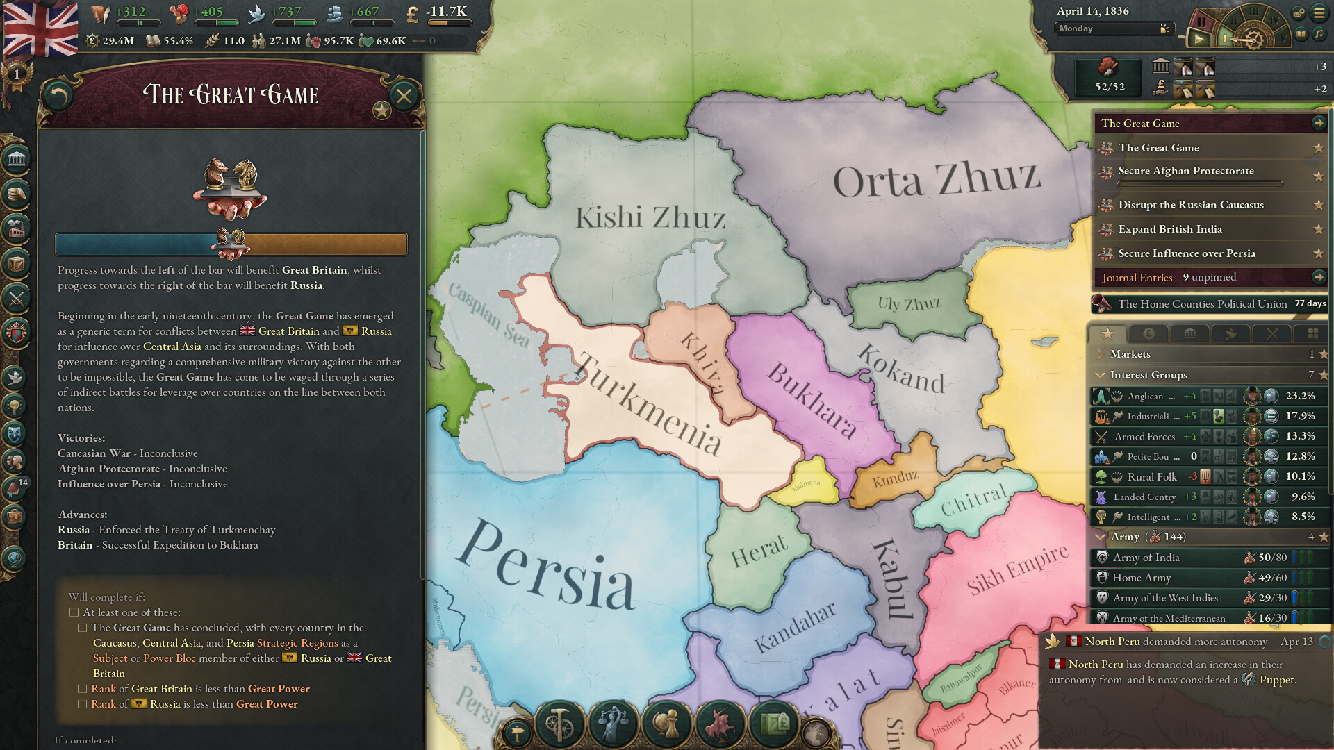 Victoria 3: Sphere of Influence, кадр № 6