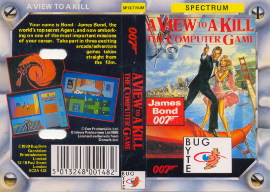 View to a Kill - The Computer Game, A, постер № 2