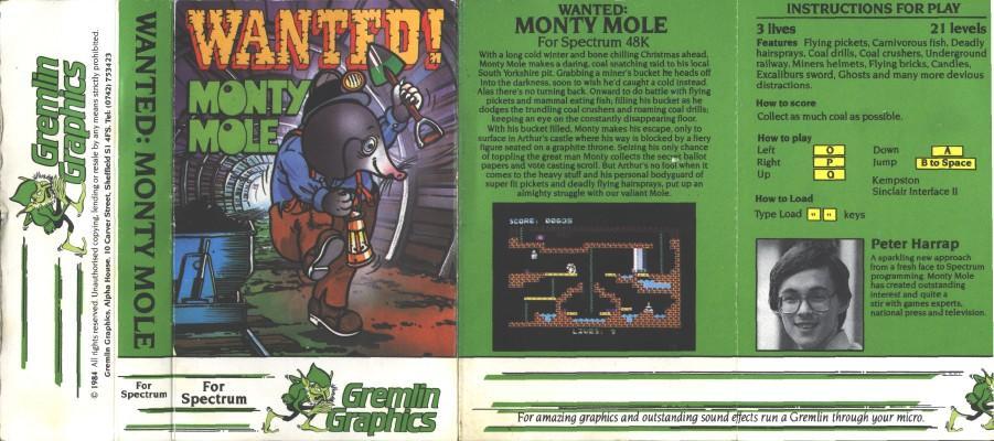 Wanted: Monty Mole, постер № 2