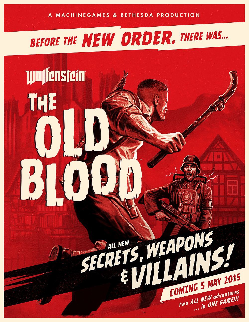 Wolfenstein: The Old Blood, постер № 1