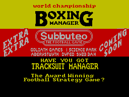 World Championship Boxing Manager, кадр № 1