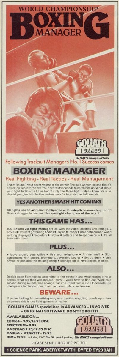 World Championship Boxing Manager, постер № 4
