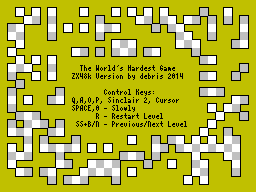 The World's Hardest Game ZX48k, кадр № 1
