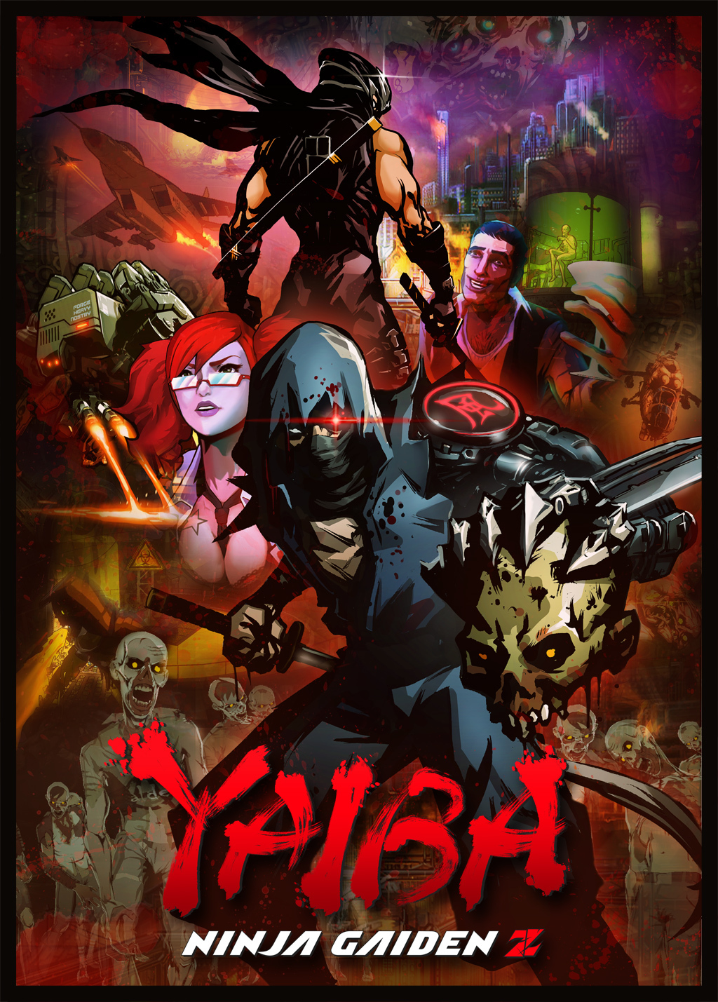 Yaiba: Ninja Gaiden Z, постер № 2