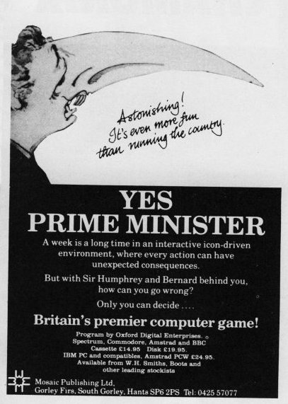 Yes, Prime Minister, постер № 4