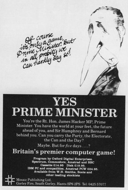 Yes, Prime Minister, постер № 5