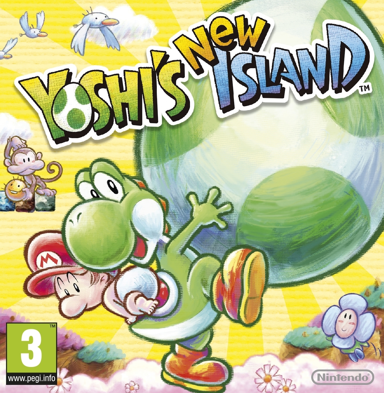 Yoshi's New Island, постер № 1