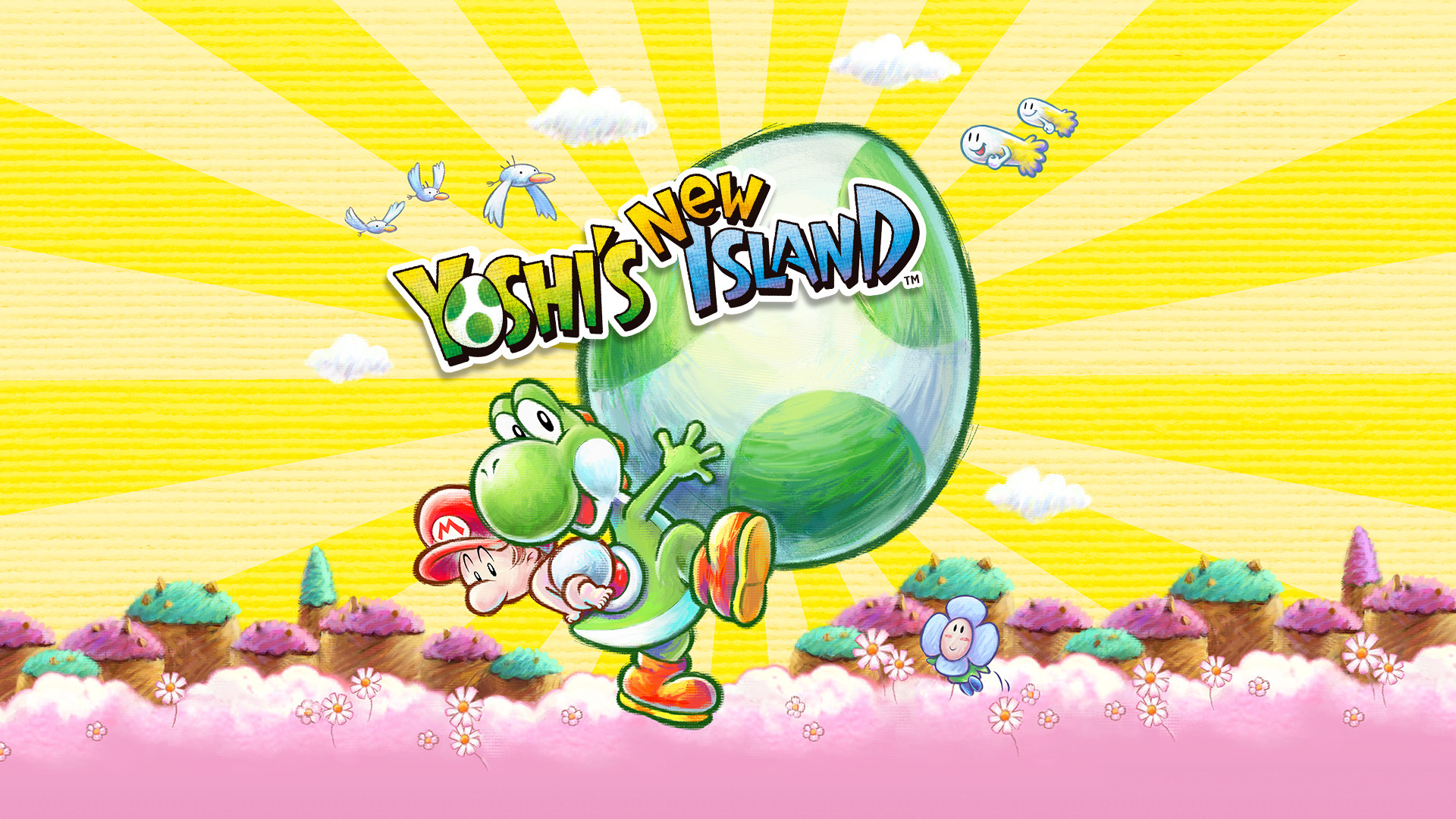 Yoshi's New Island, постер № 2