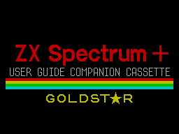 ZX Spectrum+ User Guide Companion Cassette, кадр № 1