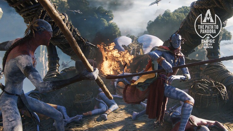 Невероятно! На съёмках «Аватара 3» не побоялись использовать живой огонь (фото)