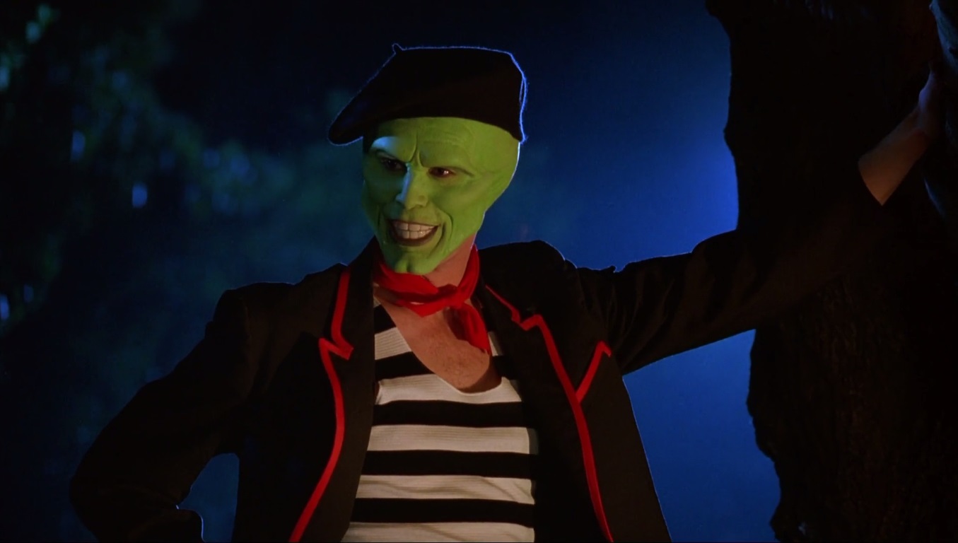 Видео маска 1. Джим Керри маска. Зеленая маска Джим Керри.