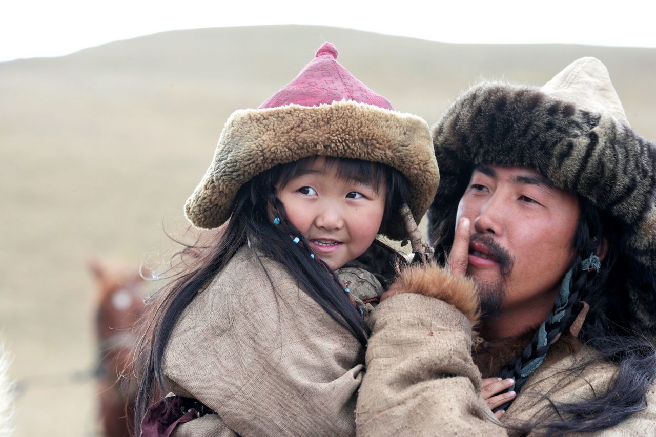 Детский хана. Монголы и якуты.