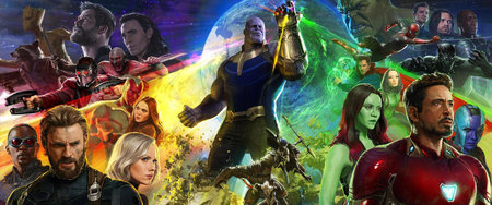 Постеры фильма «Мстители: Война бесконечности»