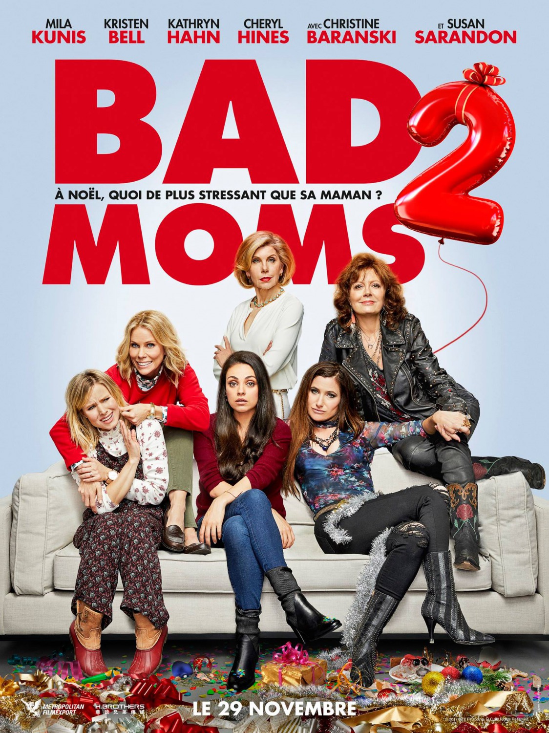 фильм очень плохие мамочки 2, a bad moms christmas, очень плохие мамочки - ...