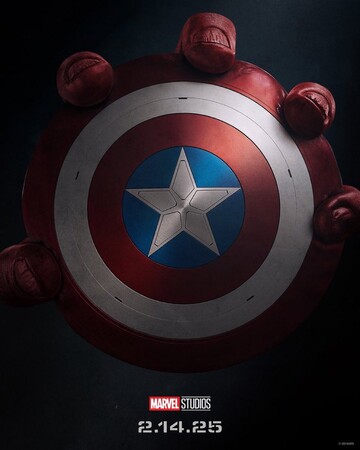 Постеры фильма «Капитан Америка: Дивный новый мир»