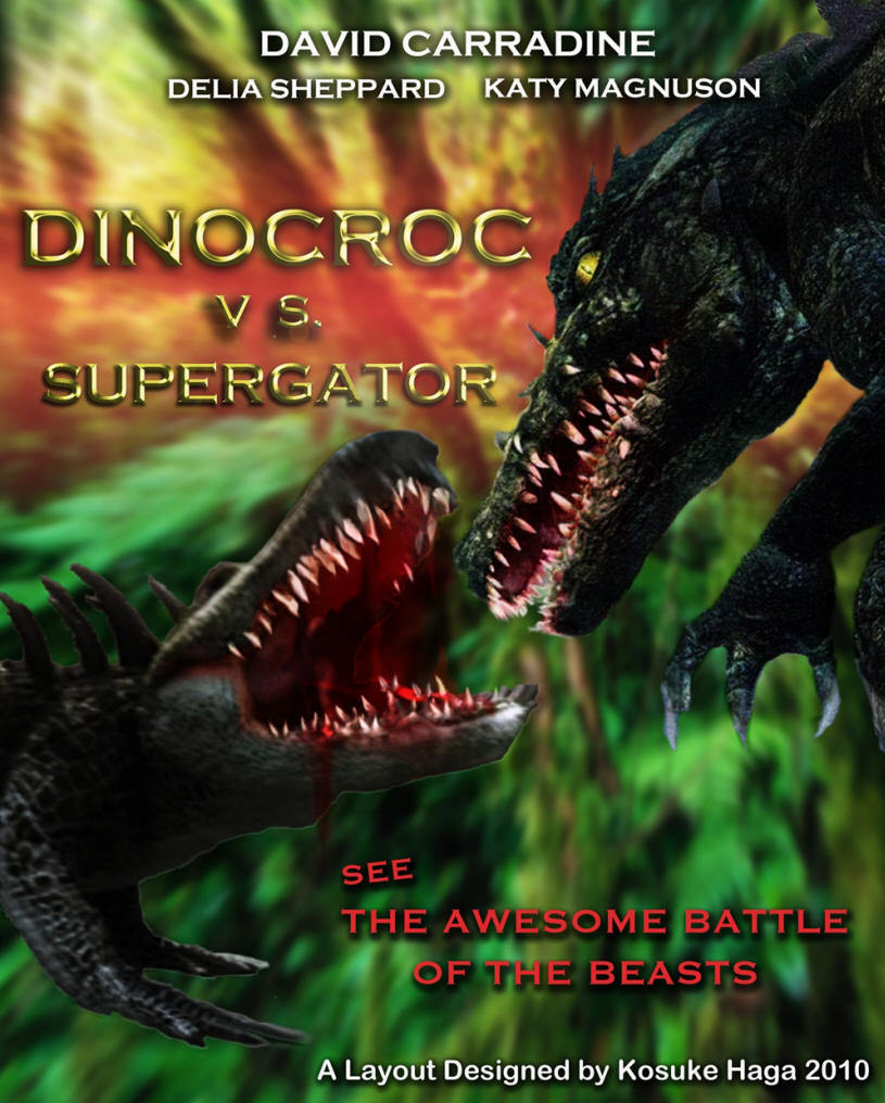Динокрок против динозавра, постер № 1
