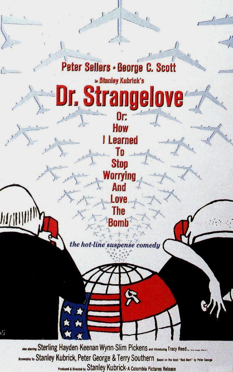 Доктор Стрейнджлав, или Как я научился не волноваться и полюбил атомную бомбу, постер № 1