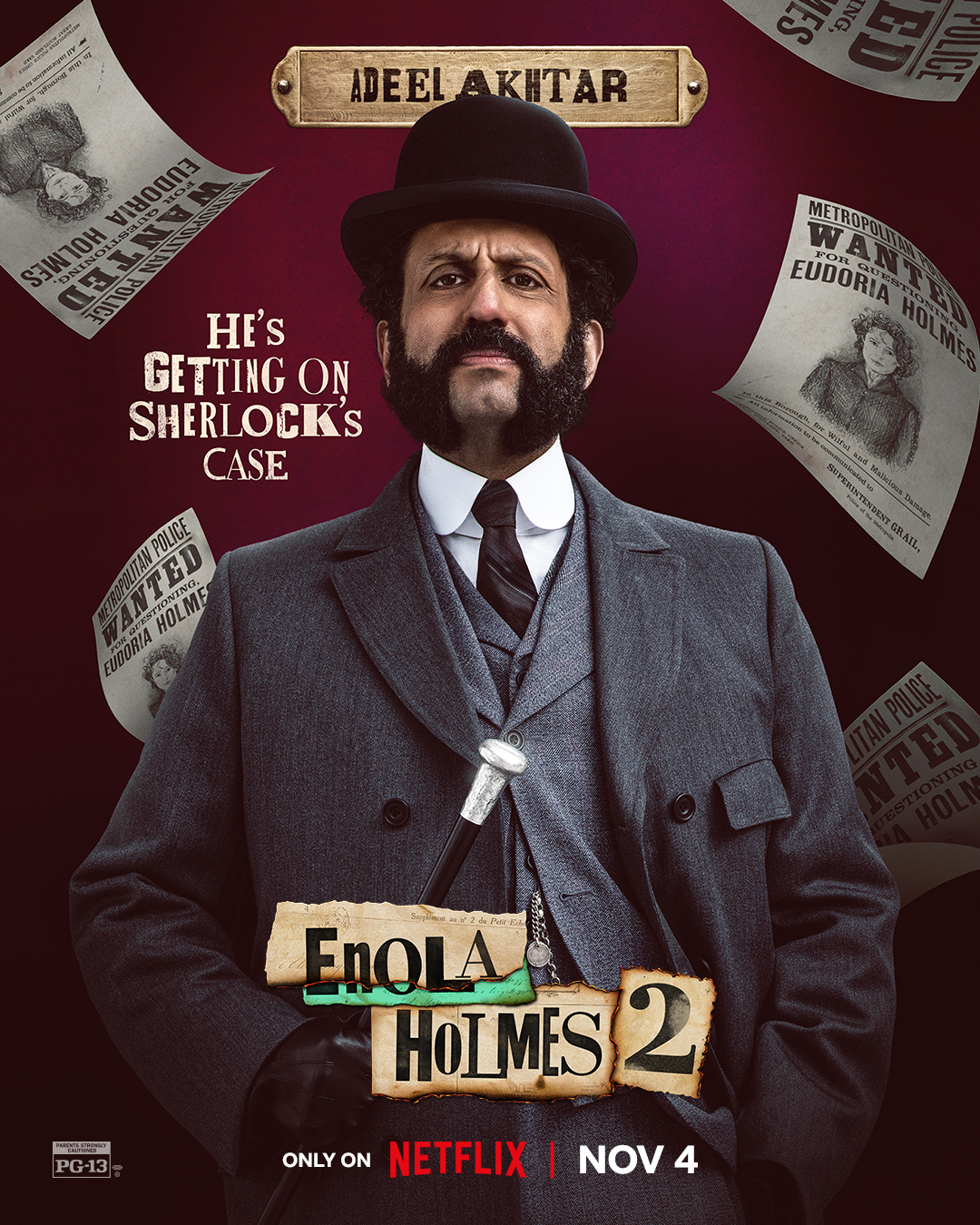 Энола Холмс 2, постер № 12