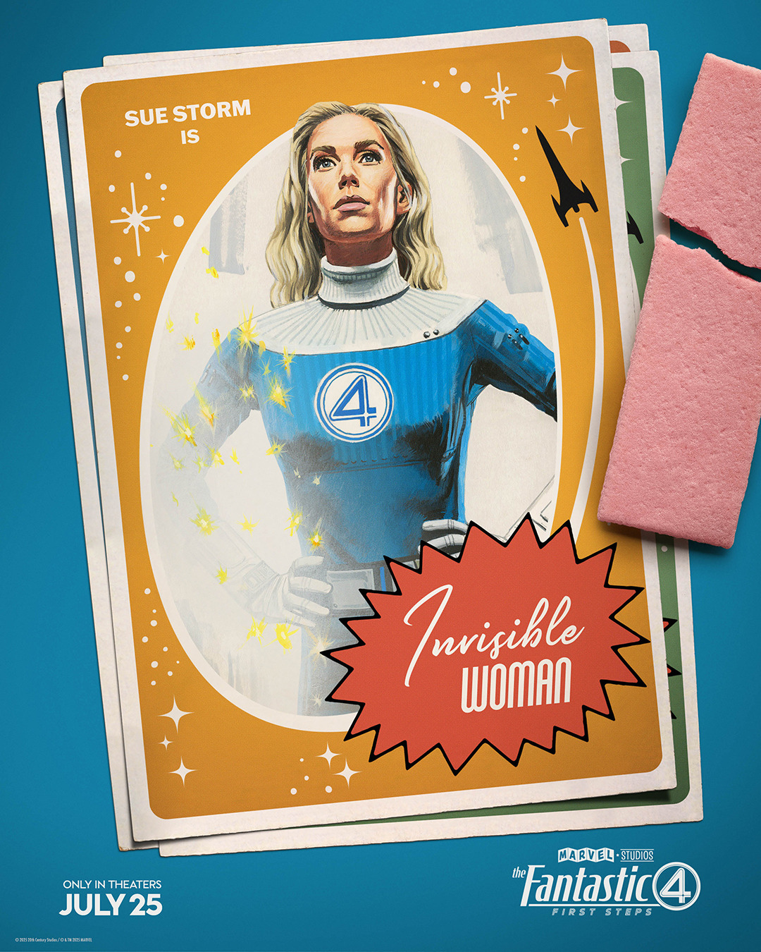 Фантастическая четвёрка: Первые шаги, постер № 12