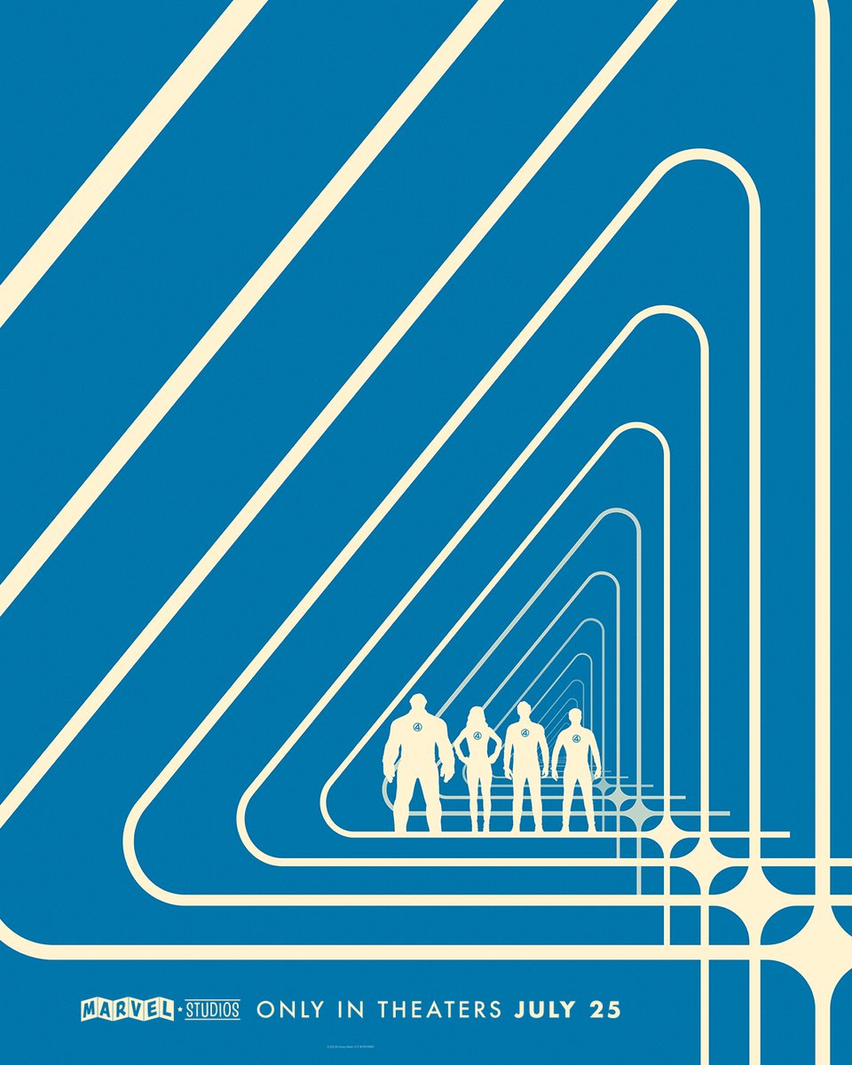 Фантастическая четвёрка: Первые шаги, постер № 6