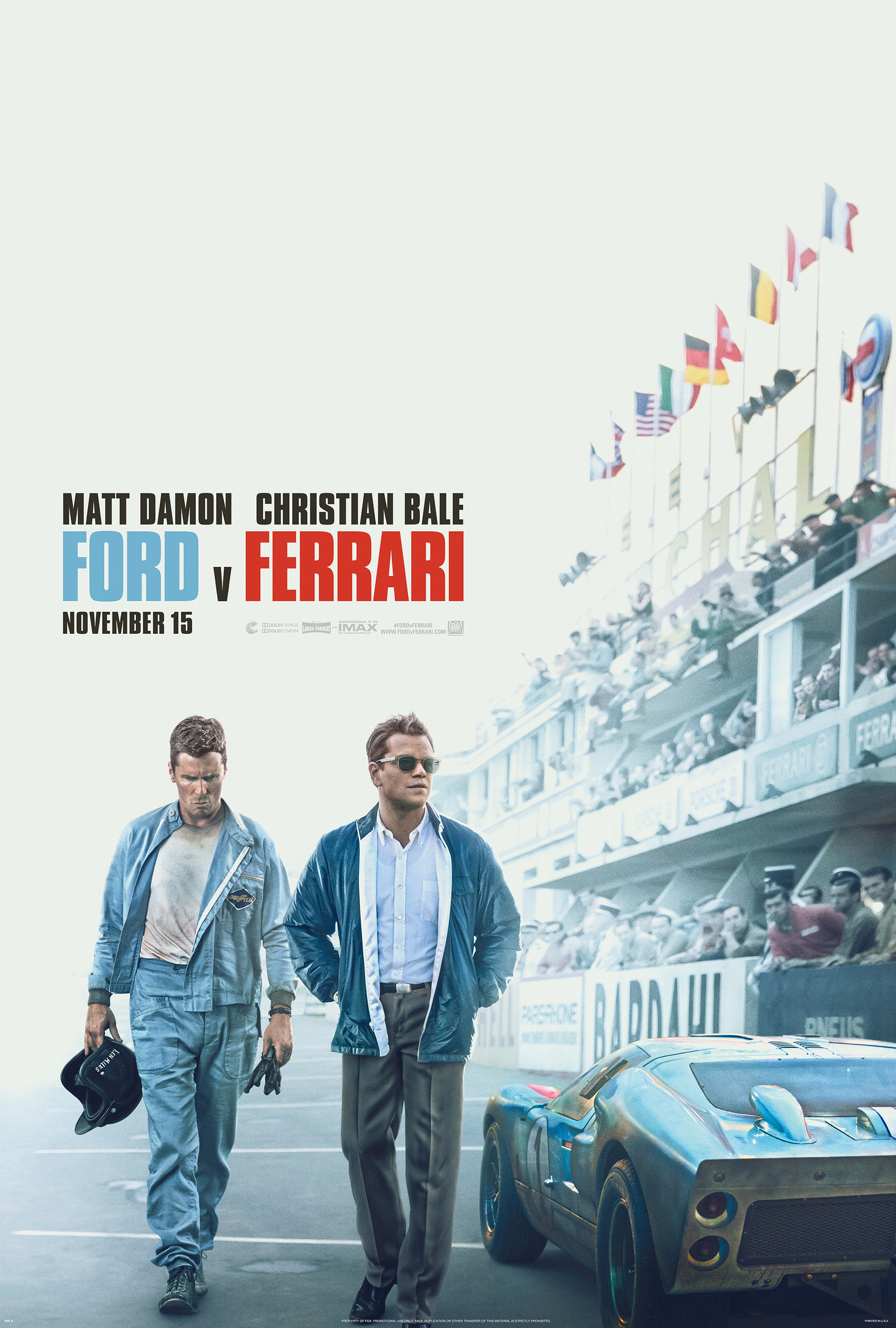 Ford против Ferrari, постер № 3