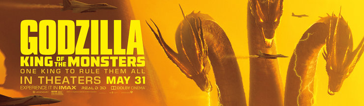 Постеры фильма «Годзилла 2: Король монстров»
