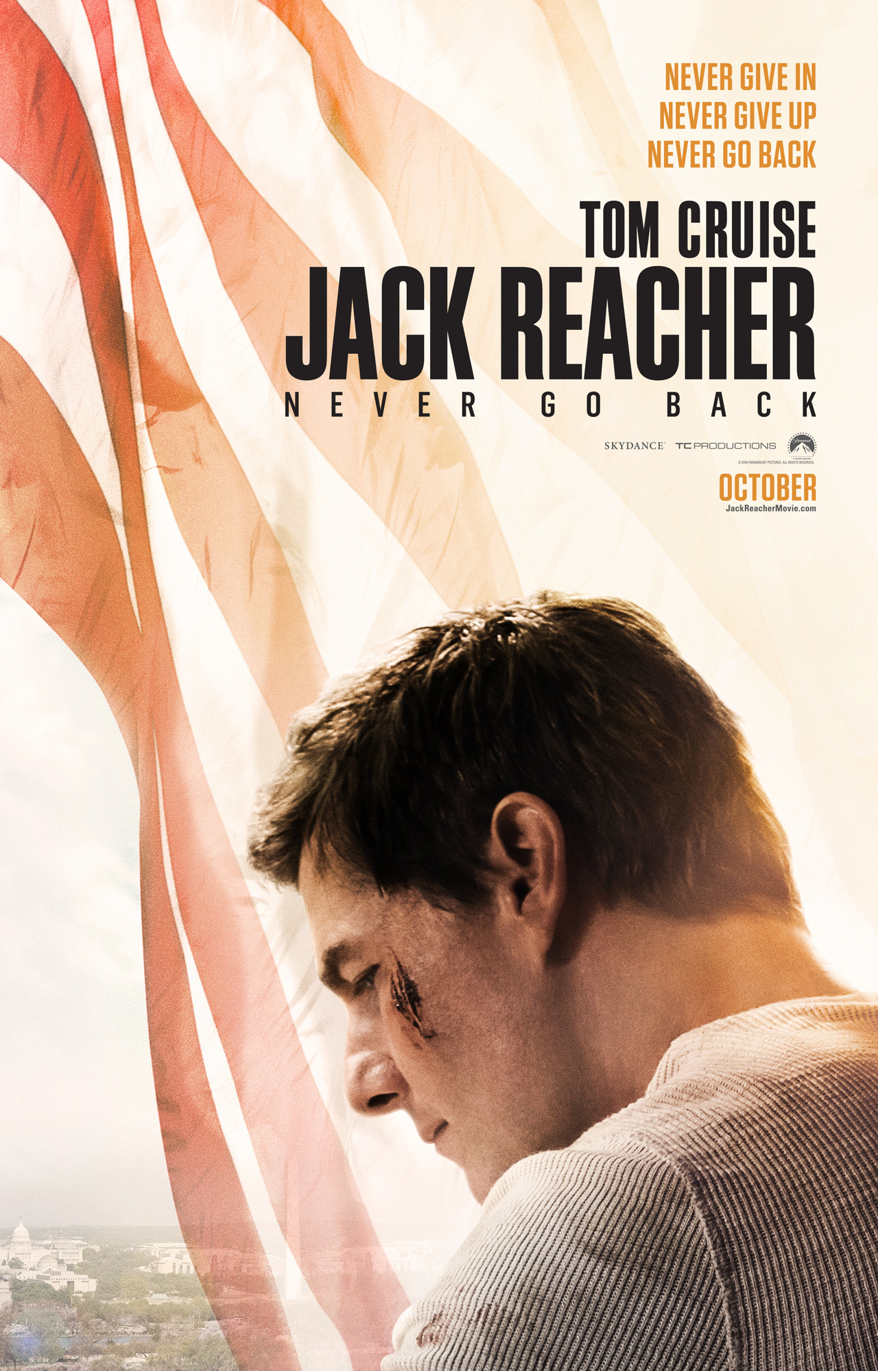 Джек Ричер 2: Никогда не возвращайся, постер № 2