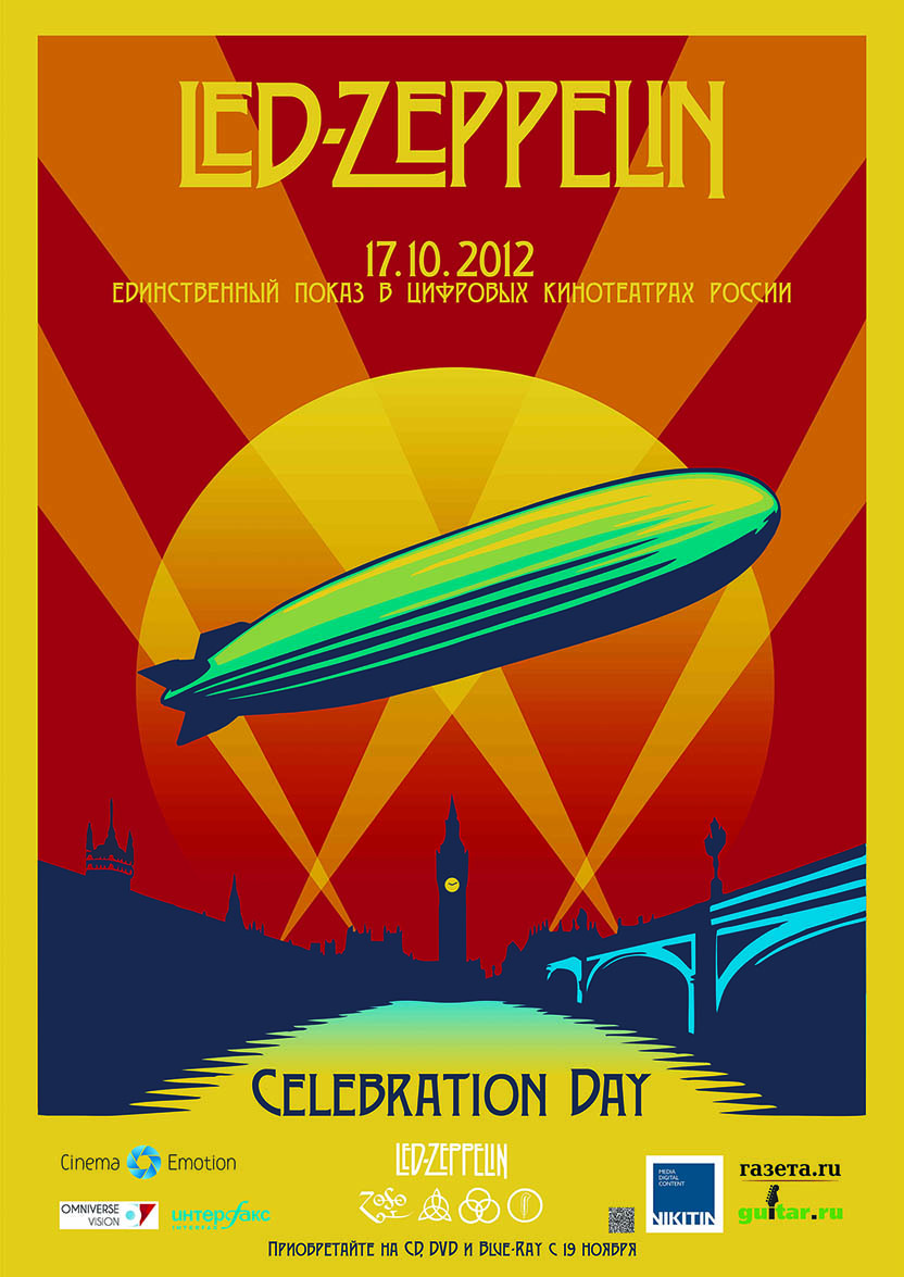 Led Zeppelin: Celebration Day, постер № 1