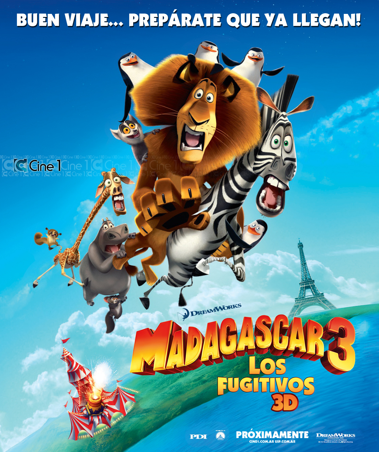 Мадагаскар-3, постер № 22