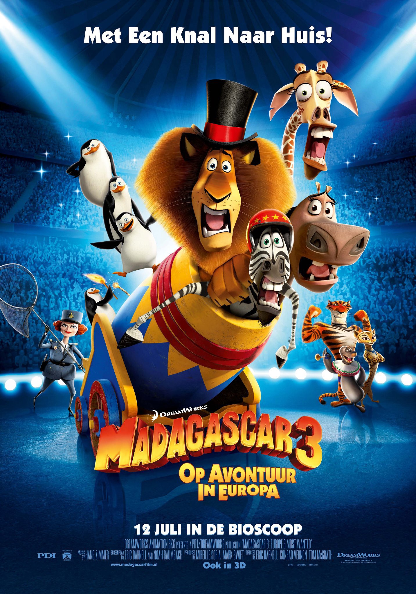 Мадагаскар-3, постер № 6