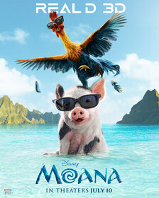Постеры фильма «Моана»