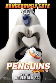 Постеры фильма «Пингвины Мадагаскара»