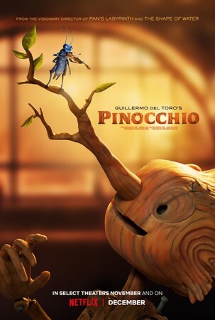 Постеры фильма «Пиноккио Гильермо Дель Торо»
