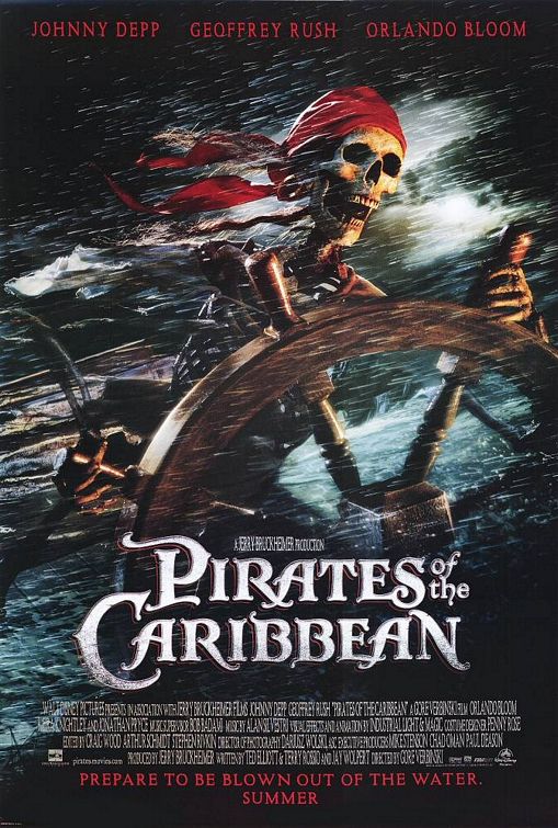 Пираты Карибского моря: Проклятие „Чёрной жемчужины“, постер № 1