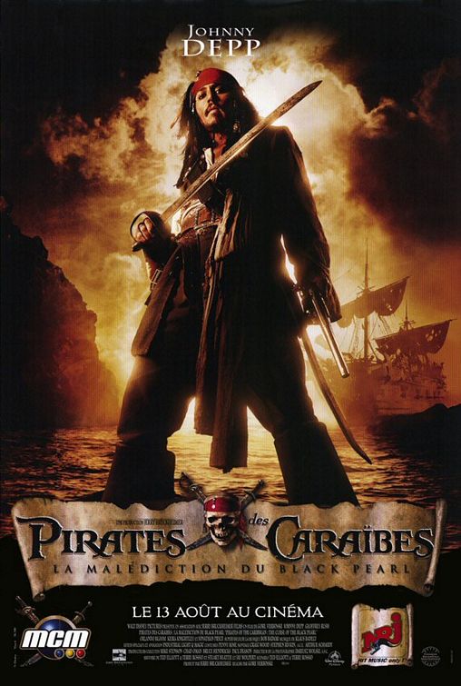 Пираты Карибского моря: Проклятие „Чёрной жемчужины“, постер № 10