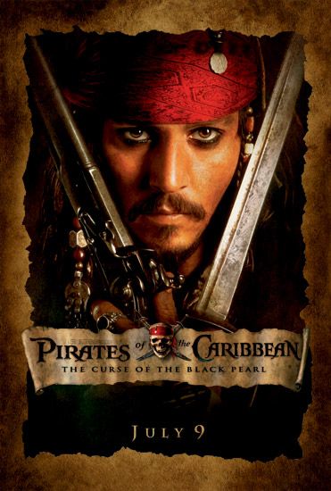 Пираты Карибского моря: Проклятие „Чёрной жемчужины“, постер № 4