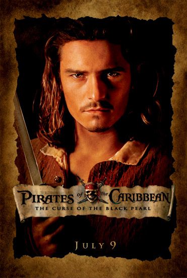 Пираты Карибского моря: Проклятие „Чёрной жемчужины“, постер № 6