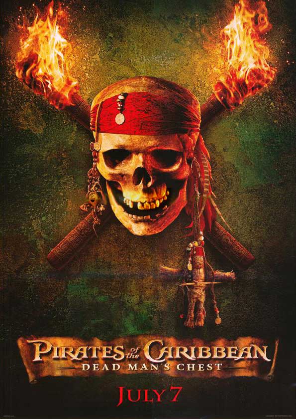 Пираты Карибского моря: Сундук мертвеца, постер № 2
