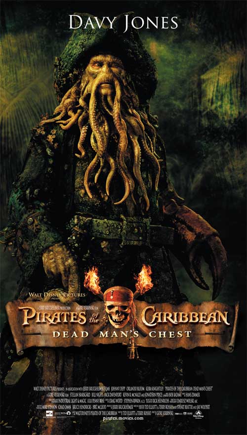 Пираты Карибского моря: Сундук мертвеца, постер № 8