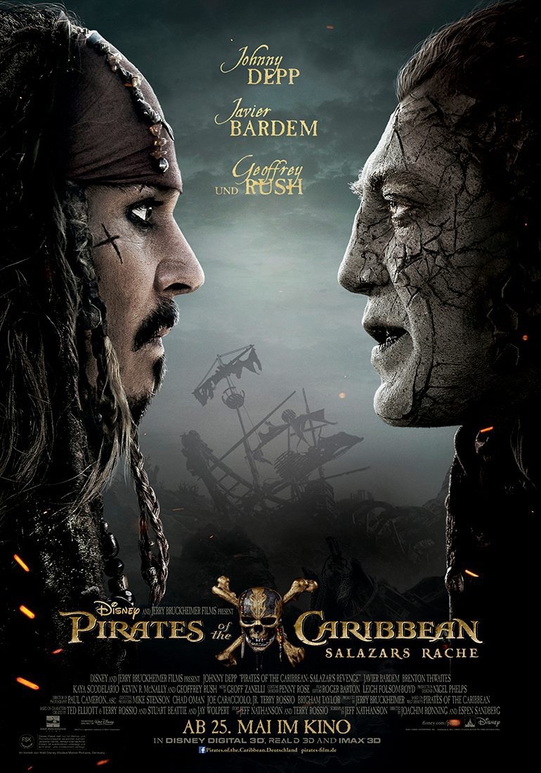Пираты Карибского моря: Мертвецы не рассказывают сказки, постер № 8