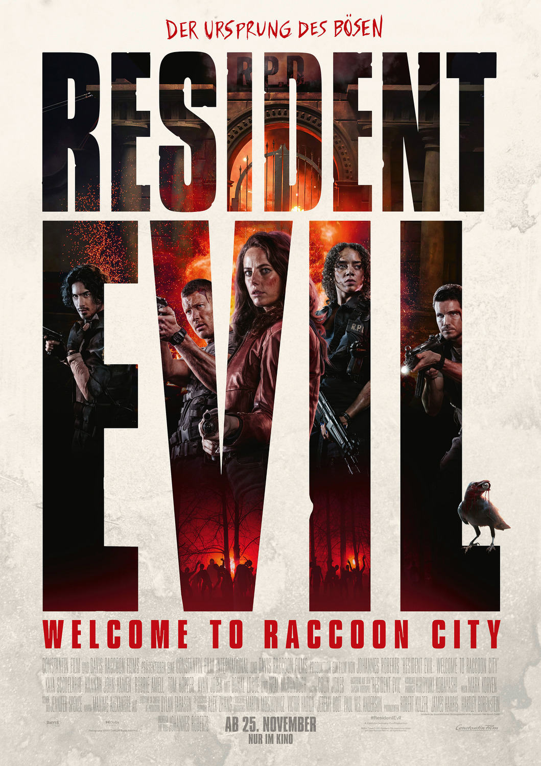 Фильм «Обитель зла: Раккун-Сити» / Resident Evil: Welcome to Raccoon City  (2021) — трейлеры, дата выхода | КГ-Портал