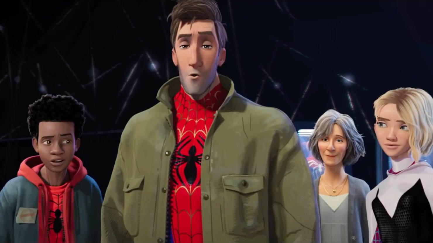 Сквозь вселенные. Человек-паук через вселенные Питер Паркер. Spider man into the Spider Verse Peter Parker. Человек паук через вселенные Питер б Паркер. Питер Паркер мультфильм 2018.