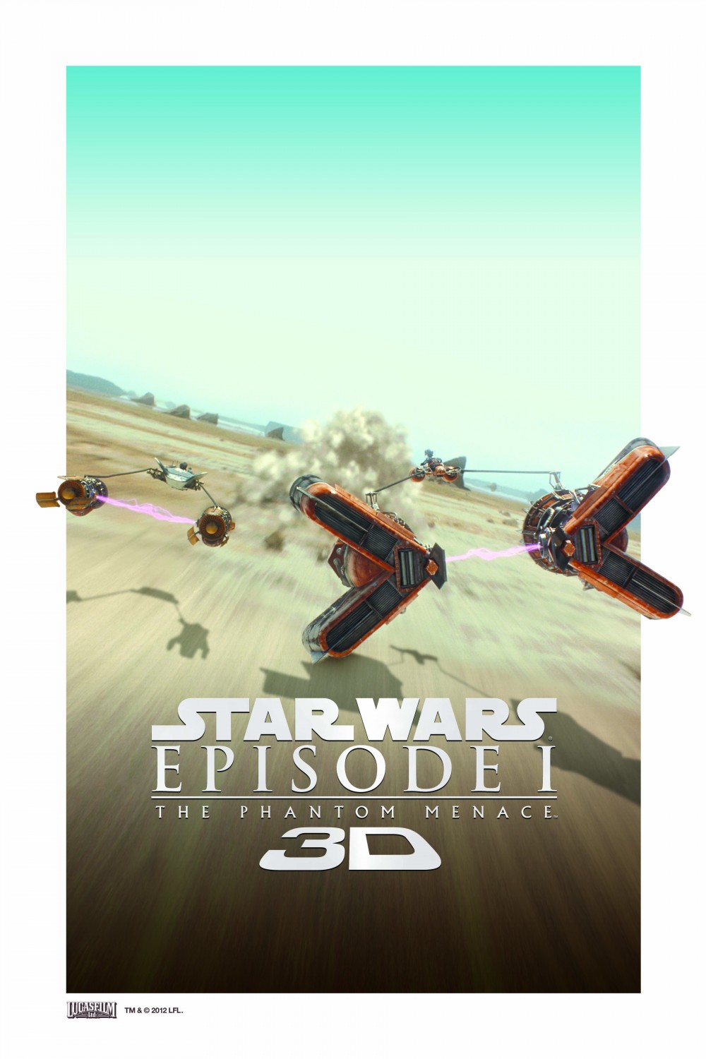 Звёздные войны: Эпизод I — Скрытая угроза 3D, постер № 4