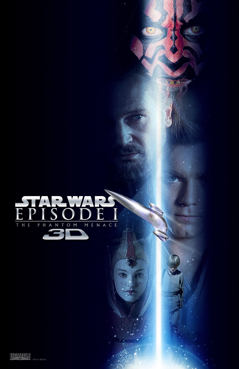 Звёздные войны: Эпизод I — Скрытая угроза 3D, постер № 6