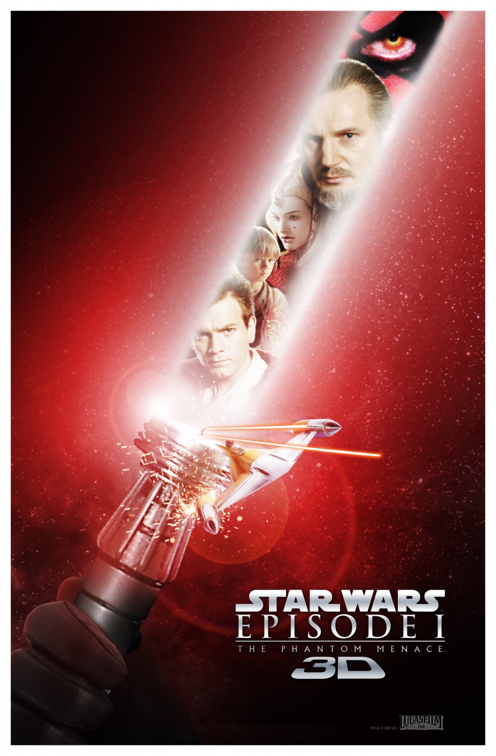 Звёздные войны: Эпизод I — Скрытая угроза 3D, постер № 7