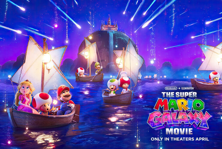 Постеры фильма «Супер Марио: Галактическое кино»