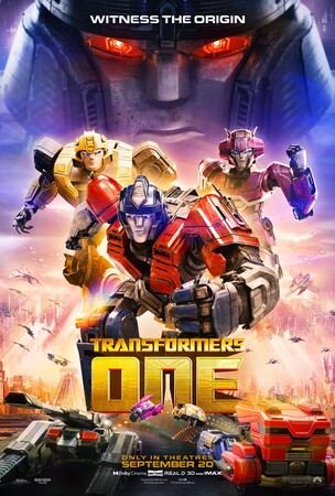 Постеры фильма «Трансформеры: Начало»