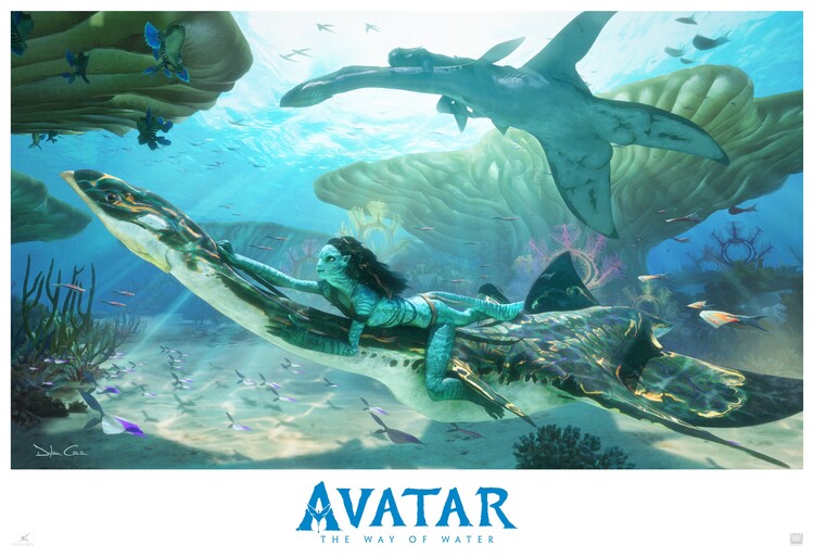 Промо-арт фильма «Аватар: Путь воды»