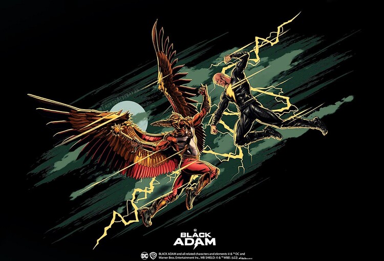 Промо-арт фильма «Чёрный Адам»